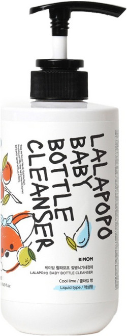 케이맘 유아용 랄라포포 식기 젖병세정제 쿨라임향 액상형, 500ml, 1개