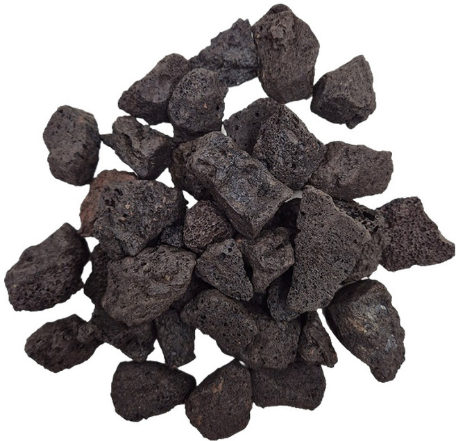 가든잇 프리미엄 화산석 현무암 송이석 블랙 20-30mm, 15kg, 1개