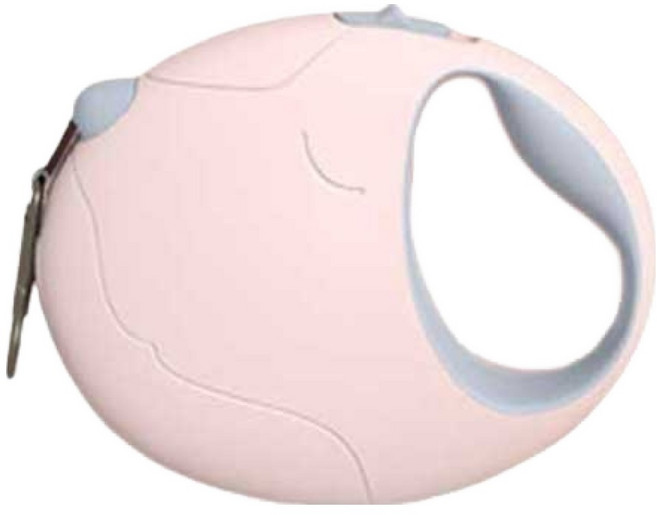 네오짱 반려동물 초경량 3m 자동 리드줄, Smoky pink, 1개