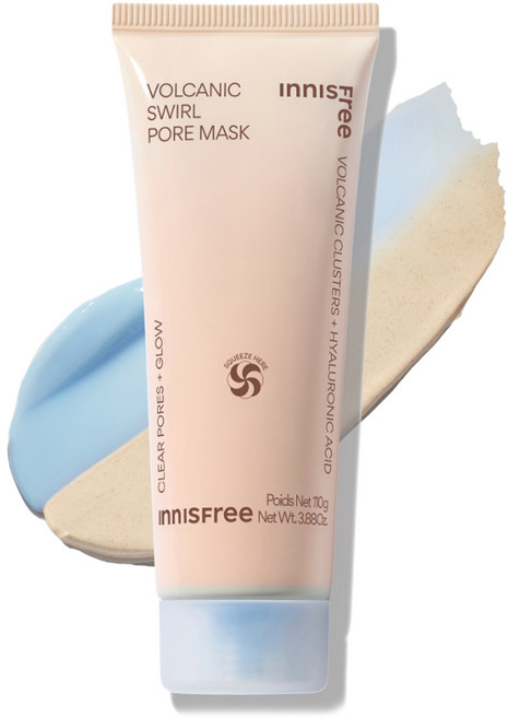 이니스프리 화산송이 모공 듀얼 마스크팩 110g, 1개입, 1개
