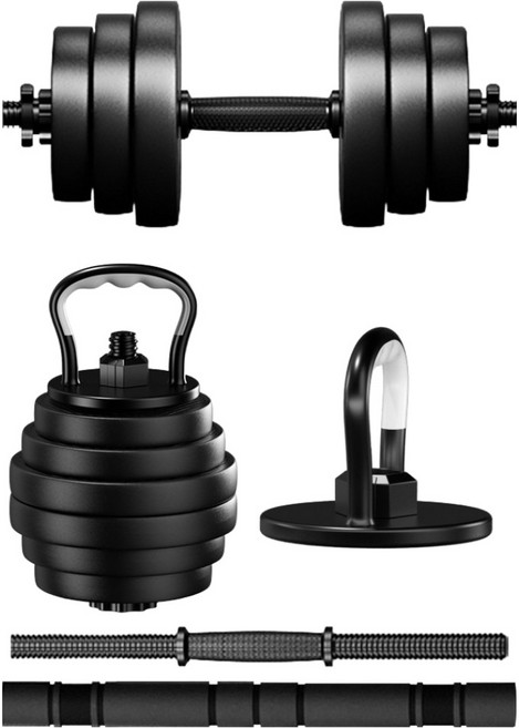 엑스킹 4 in 1 무게조절 덤벨 세트, 20kg, 1개