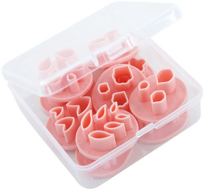 이홈베이킹 꽃모양 햄치즈 모양틀 10종 세트, 1세트