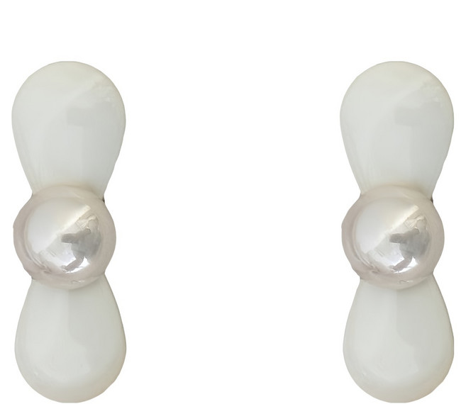 디멜디 미니 리본 머리핀 옆머리고정 헤어집게 2p