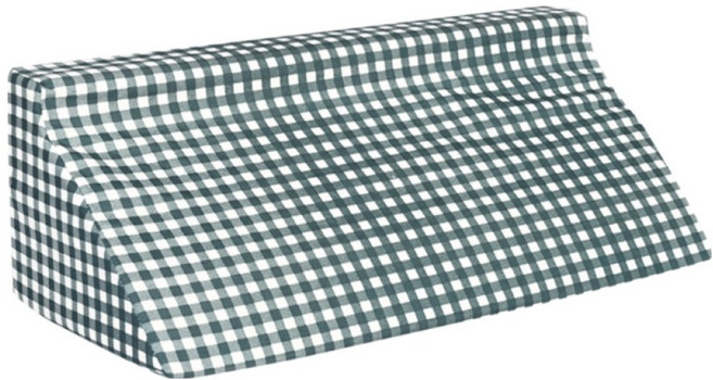 포근상점 노인 환자 자세 변화 삼각 쿠션 그린체크, 1개