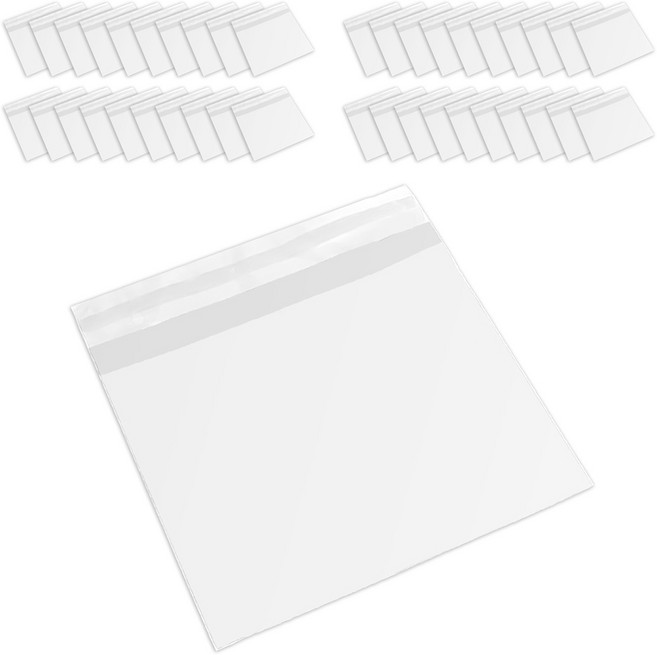 제이팩토리 두꺼운 쿠키 다용도 투명 opp 접착 봉투 13 x 17cm, 100개입, 1개