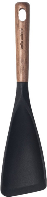 벨라쿠진 월넛우드 실리콘 볶음 스푼, 블랙, 1개
