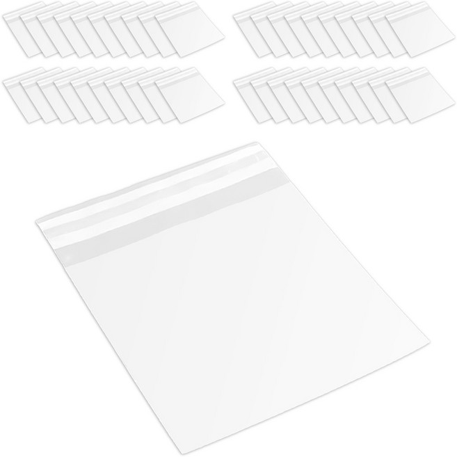 제이팩토리 두꺼운 쿠키 다용도 투명 opp 접착 봉투 14 x 19cm, 100개입, 1개