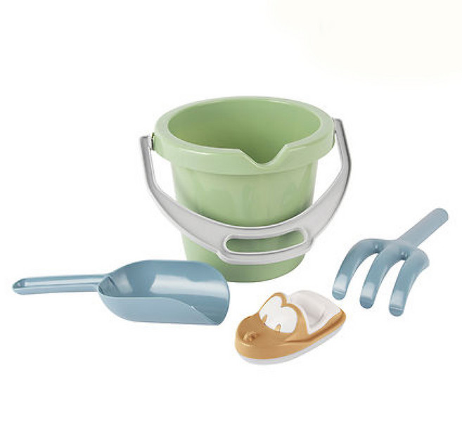 댄토이 토브욘 보트와 버킷 세트, 밝은색상, 300g, 1세트