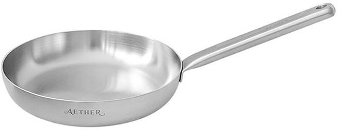 HANIL STAINLESS STEEL Aether 電磁爐平底鍋, 24cm, 1個