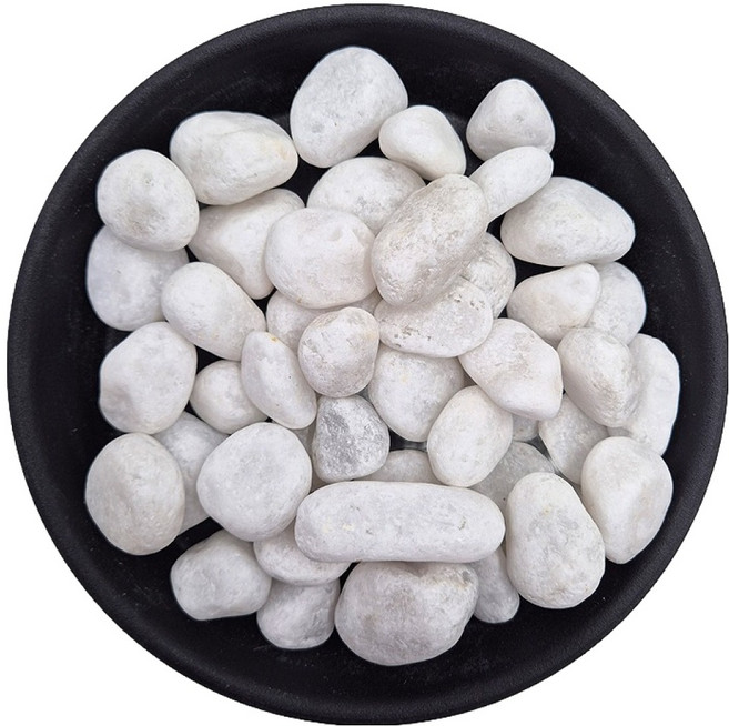 가든잇 깨끗한 자갈 화이트 20~30mm, 1개, 20kg