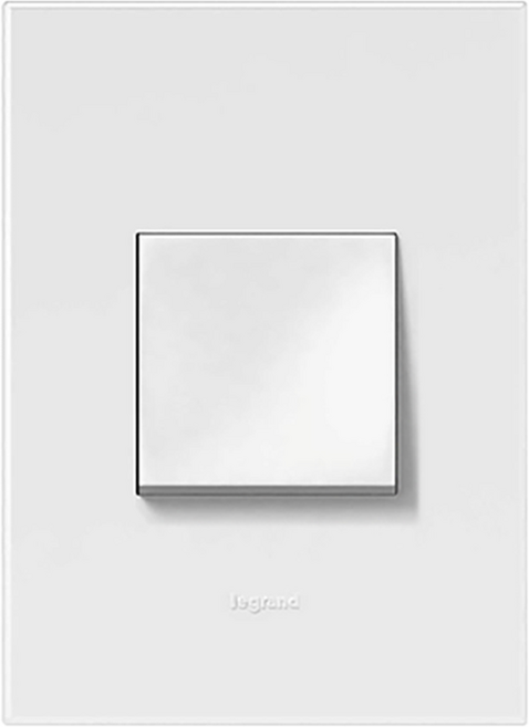 르그랑 유럽배선기구 아테오 한국형 Simple 직사각 1구 상하동작 스위치 원톤 화이트, 1개