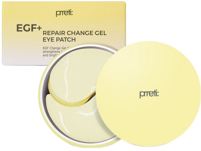 프레티 EGF 플러스 리페어 체인지겔 아이패치, 60개입, 1개
