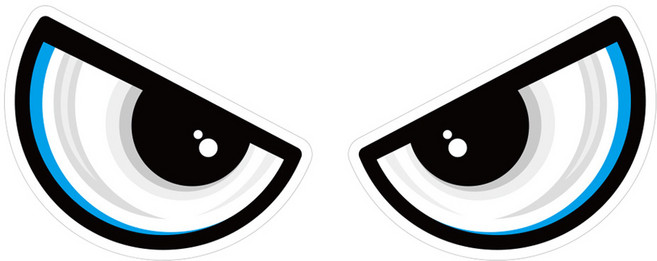 뭉키데코 안전거리유지 반사스티커 중형, 집중004, 1개