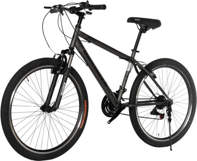 브랜디어 입문용 MTB 21단 자전거 B21, 티타늄그레이, 170cm, 1개