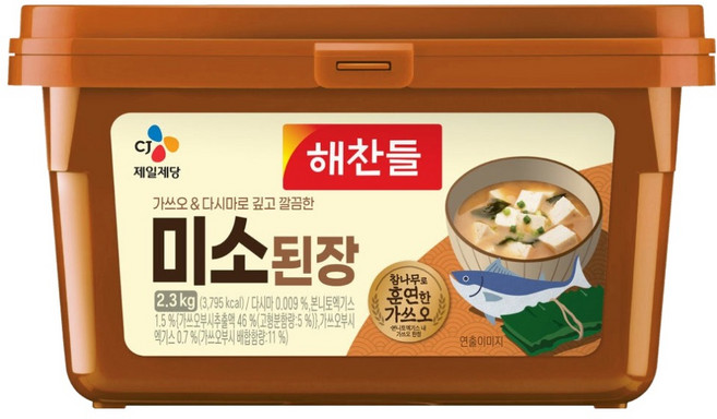 해찬들 미소된장, 2.3kg, 1개