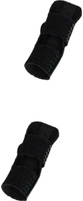칼라 손가락 보호대 블랙, 2개