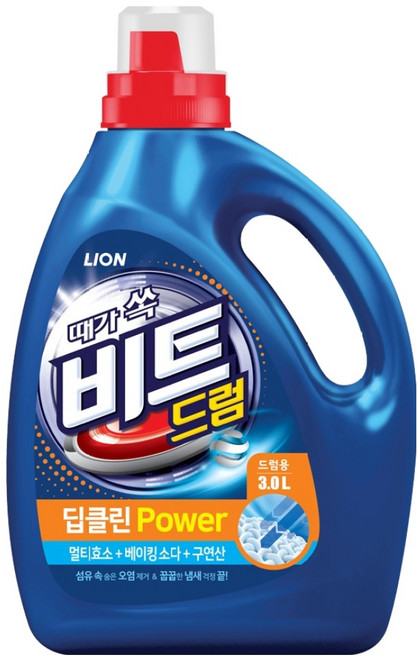 Beat Deep Clean Power 滾筒式液體洗衣精 正裝, 1個, 3L