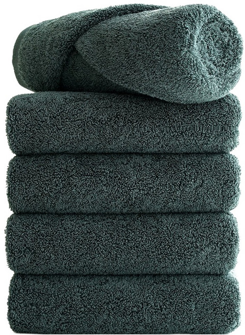 타월톡톡 프리미엄 호텔수건 240g 40수 면사, 쿨그레이, 5개