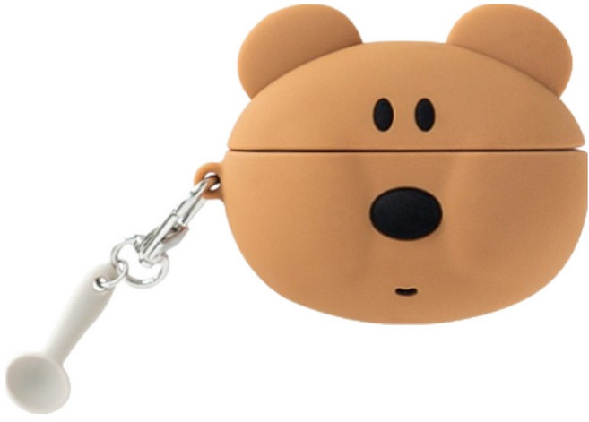 브런치브라더 실리콘 케이스 키링 세트, 1세트