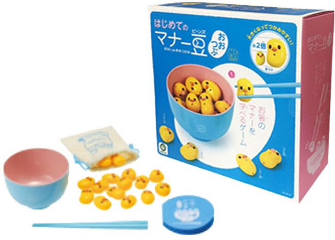 아이업 병아리콩 젓가락 연습 1인 보드게임 세트, 1세트, 오렌지, 핑크(콩)