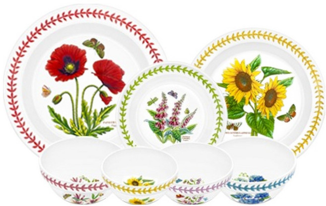 포트메리온 보타닉가든 메도우 2인 홈 세트 7p, 랜덤발송, 밥공기 2p + 국공기 2p + 대접시 + 중접시 + 소접시, 1세트