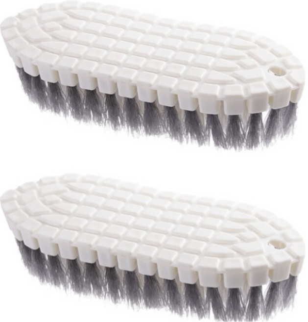 지리즈 휘어지는 틈새 다용도 브러쉬 청소솔, 화이트, 2개
