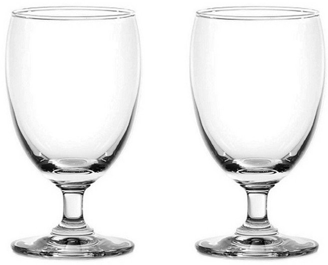 오션글라스 클래식 고블렛잔 308ml, 투명, 2개