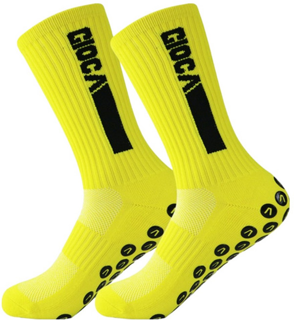 일상속반짝 스포츠 등산 양말 3켤레 세트, 옐로우, 1세트