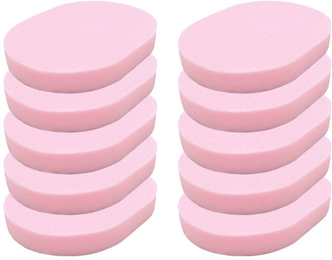 라벤토리 클렌징 해면 스펀지 15mm, 핑크, 10개