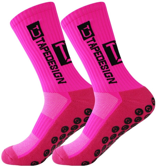 일상속반짝 스포츠 헬스 양말 3켤레 세트, 형광핑크, 1세트