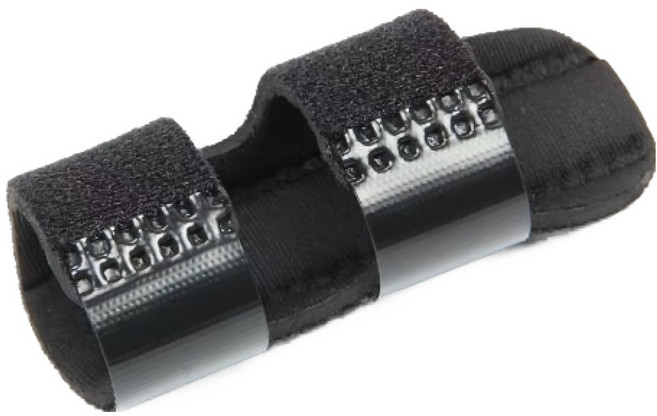 노블리 손가락 고정 보호대 블랙, 1개