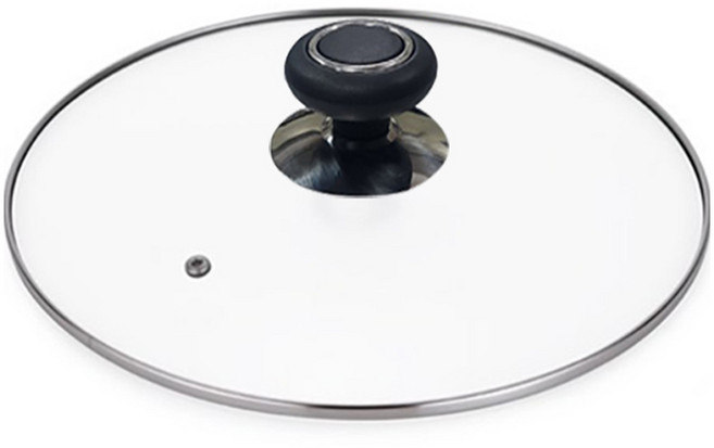 남선 C형 경질 전골 유리뚜껑, 1개, 24cm