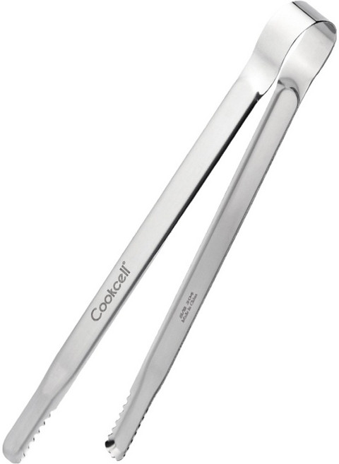 쿡셀 주방용 스테인리스 일반 집게 M, 1개