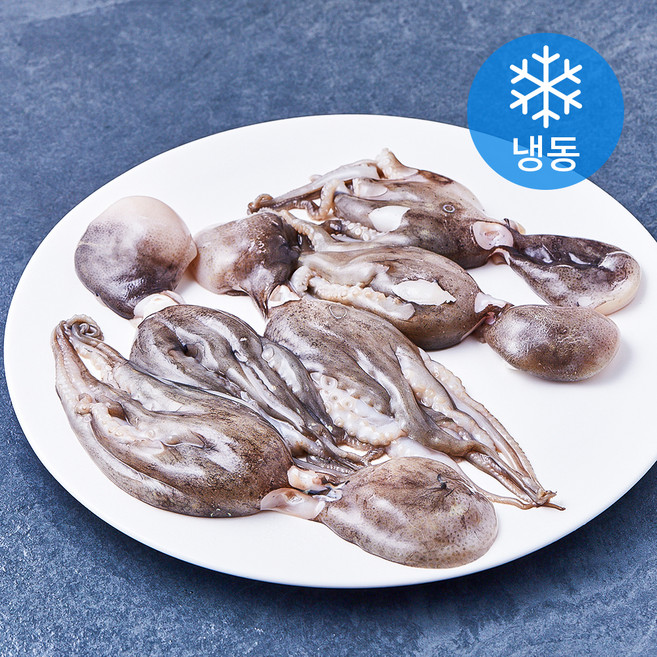 손질통 왕 쭈꾸미 (냉동), 1개, 350g(5-6미)