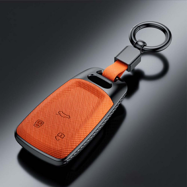 크로니클 아우디전용 호환 와일더라인 스마트키 키케이스, 오렌지, C-AU-WI-ORA