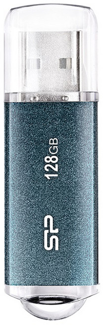 Silicon Power 廣穎電通 USB3.1隨身碟 Marvel M01 藍色, 1個, 128GB