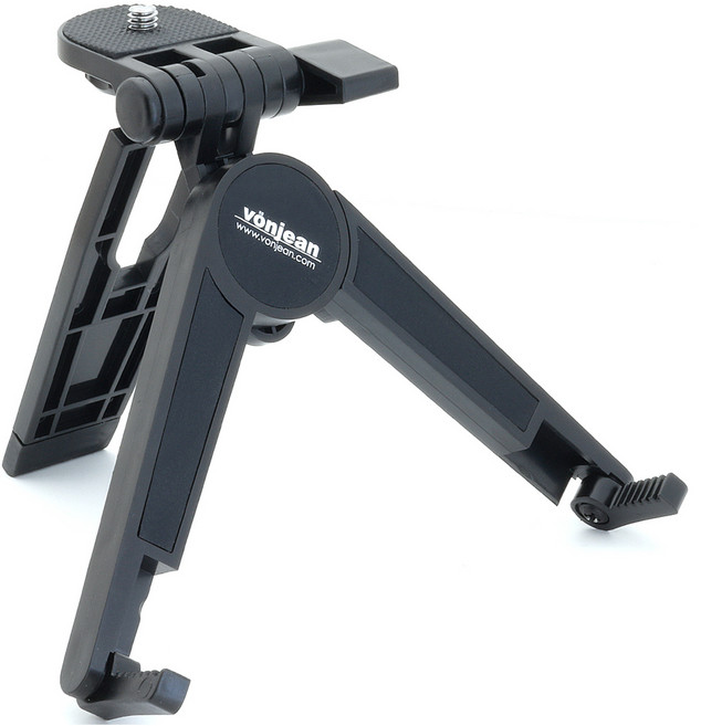 본젠 스마트폰 태블릿 테이블 거치대 겸용 미니 삼각대, 1개, KM-821