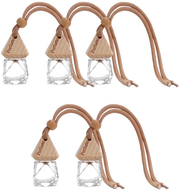 아워웍스 차량용 디퓨져 용기, 우드, 8ml, 5개