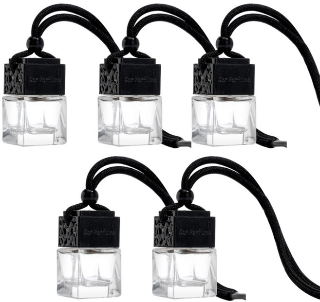 아워웍스 차량용 디퓨져 용기, 블랙, 8ml, 5개