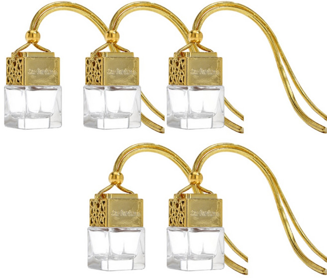 아워웍스 차량용 디퓨져 용기, 골드, 8ml, 5개