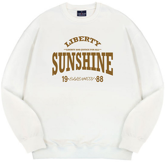 엘런아시 선샤인 오버핏 맨투맨