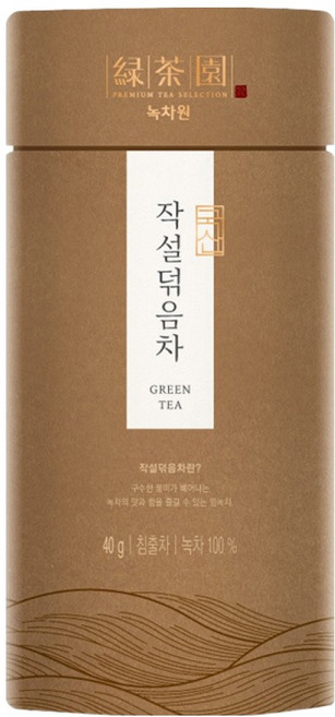 녹차원 작설덖음차, 40g, 1개입, 1개