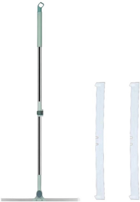 오코로 다용도 2단 신축봉 스퀴지 + 신축봉 + 스크레이퍼 35cm 2p 세트, 그린, 1세트