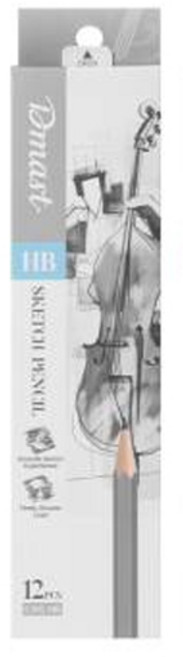 디마스트 미술용 연필 12개입, HB, 1세트