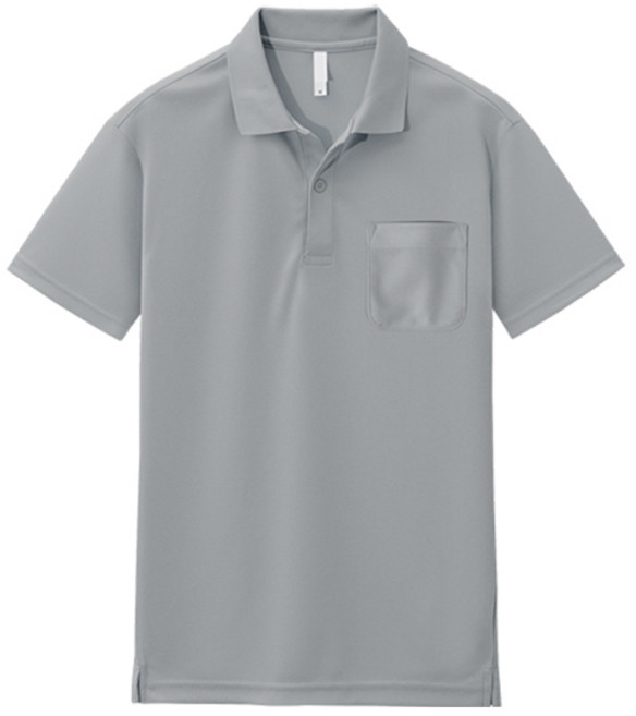 M.N.C Dry Coolon 口袋Polo衫 MDBT593TS, 灰色