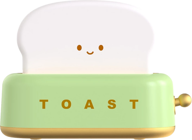 E.B.MADE 超萌烤吐司機小夜燈, 粉嫩綠