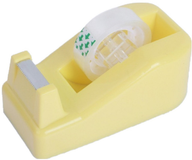 데일리네스트 마스킹테이프 커터기, 옐로우, 1개