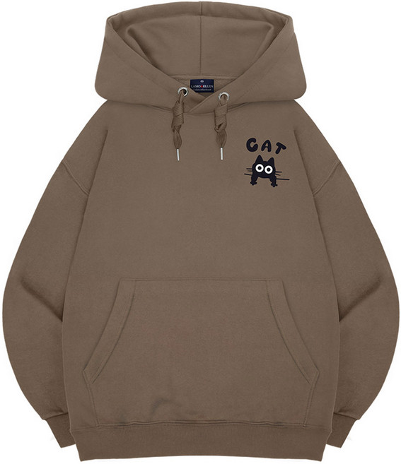 엘런아시 cat 오버핏 후드 티셔츠