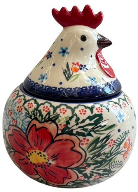 Royal Duke 波蘭風陶瓷手繪餐具系列 公雞調味罐 SQ8749-YM 芙蓉, 1個