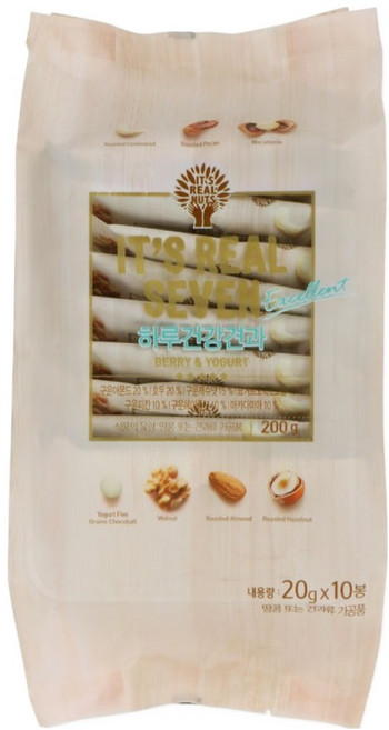 잇츠리얼넛츠 리얼세븐 하루건강견과 엑설런트 10p, 200g, 1개